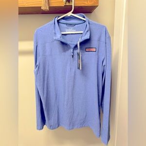 Large vineyard vines long sleeve blue (periwinkle)